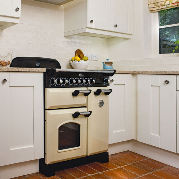 Falcon Classic 90cm Gas Cooker - Cream & Chrome