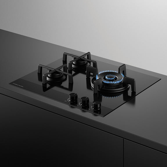 Fisher & Paykel 60cm Series 9 3 Burner Gas Cooktop, Natural Gas