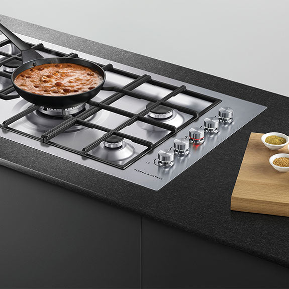 Fisher & Paykel 90cm Series 9 5 Burner Gas Cooktop, Flush Fit, Natural Gas