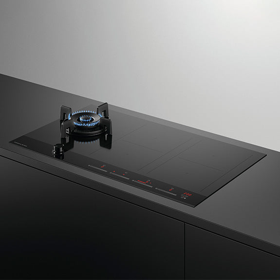 Fisher & Paykel 90cm Hybrid Gas Induction Cooktop