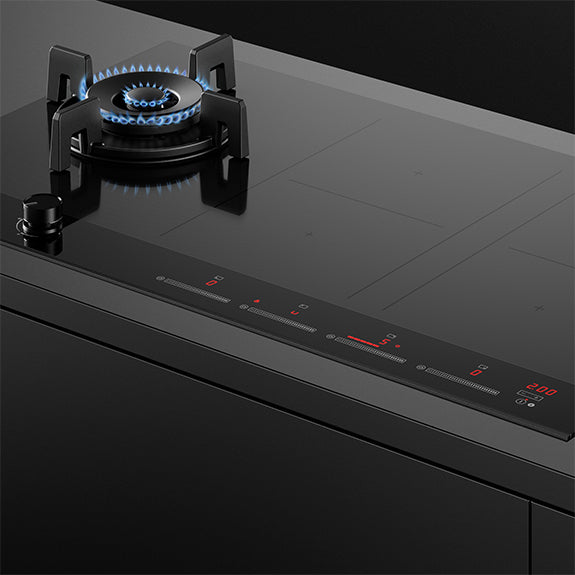 Fisher & Paykel 90cm Hybrid Gas Induction Cooktop