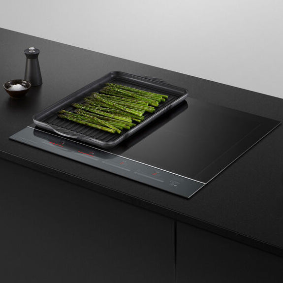 Fisher & Paykel 60cm 4-Zone Induction Cooktop with SmartZone - Black Glass (Series 7)
