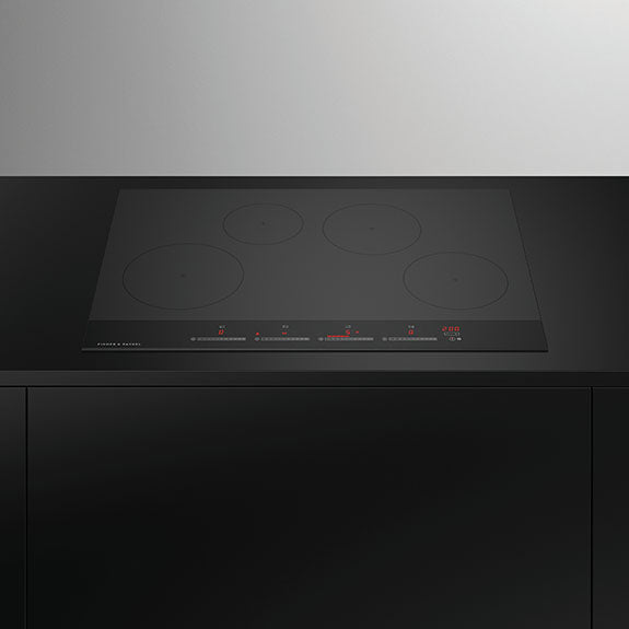 Fisher & Paykel 76cm Induction Cooktop - Black Glass