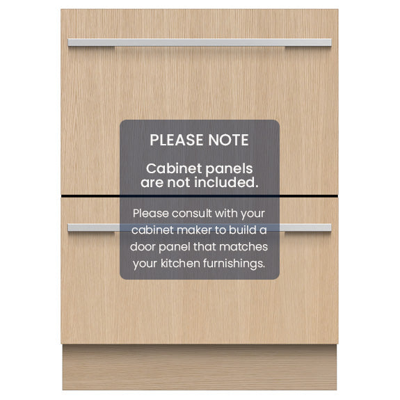 Fisher & Paykel 60cm Integrated Double DishDrawer