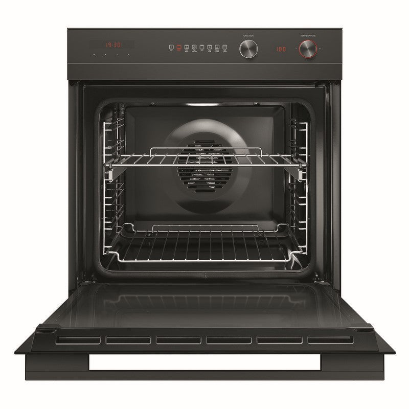 Fisher & Paykel 60cm Series 5 Contemporary Pyrolytic Oven 7 Function - Black