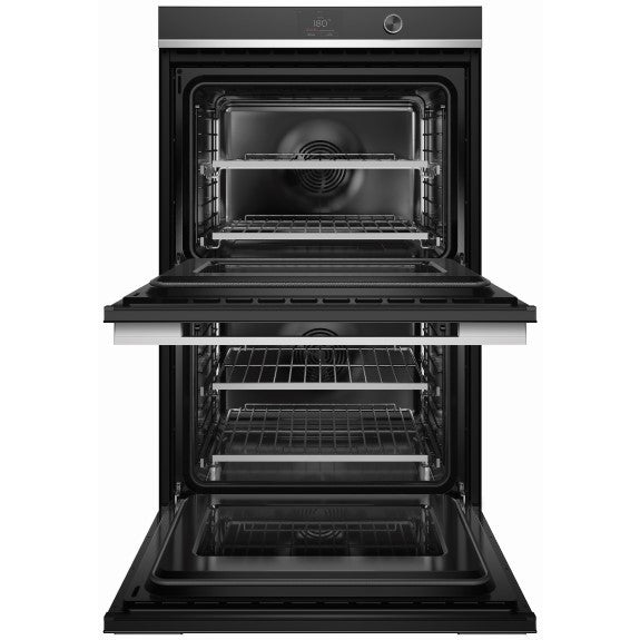 Fisher & Paykel 76cm Series 9, Contemporary Pyrolytic Double Oven