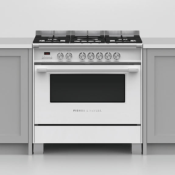 Fisher & Paykel 90cm Series 7 Classic 5 Burner Dual Fuel Cooker