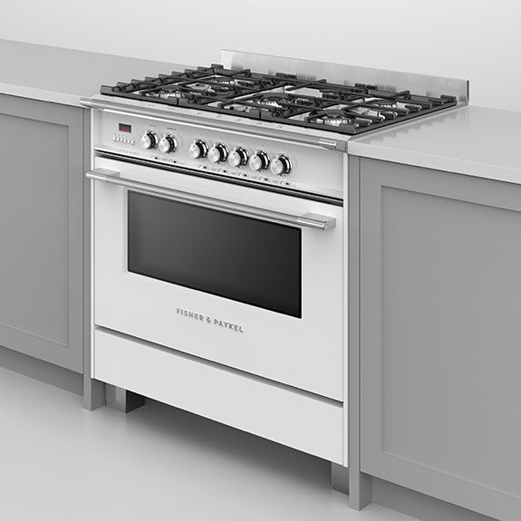 Fisher & Paykel 90cm Series 7 Classic 5 Burner Dual Fuel Cooker