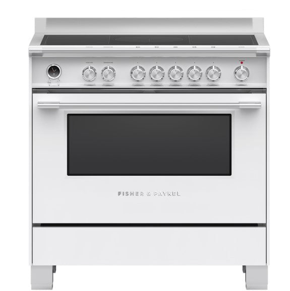 Fisher & Paykel 90cm Series 9 Classic 5 Zone Induction Pyrolytic Cooker, 2 SmartZones