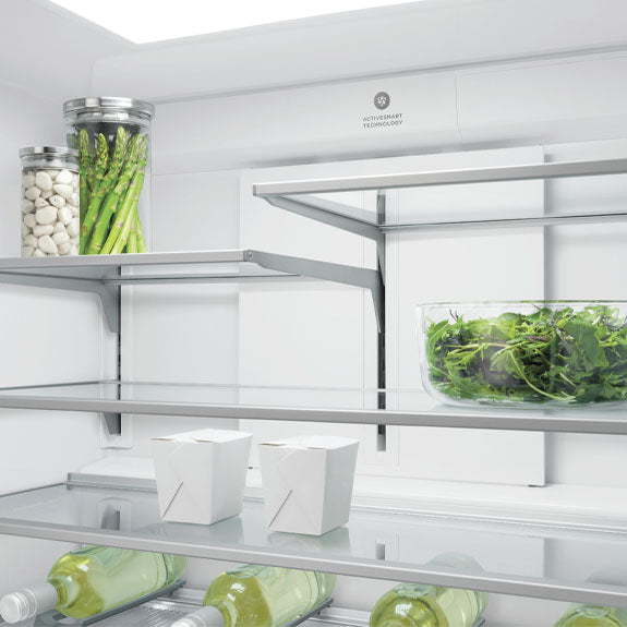 Fisher & Paykel 538L Quad Door Fridge Freezer with Ice & Water Dispenser - Stainless Steel (Series 7)