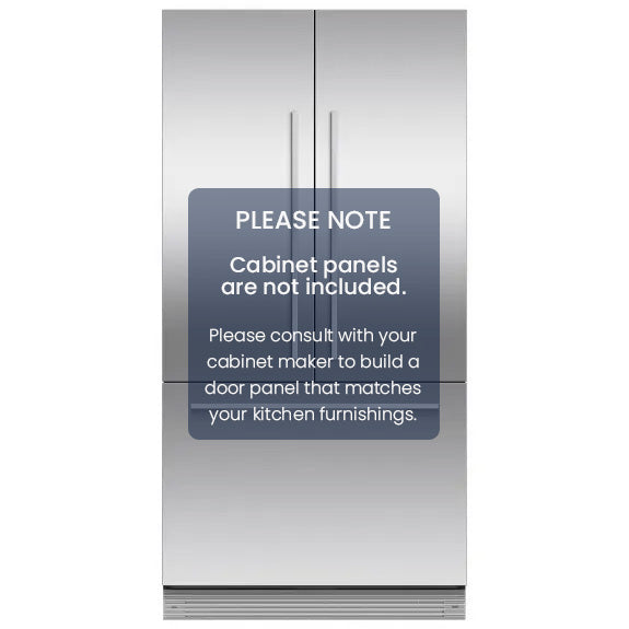 Fisher & Paykel 90cm Series 7 Integrated French Door Refrigerator Freezer