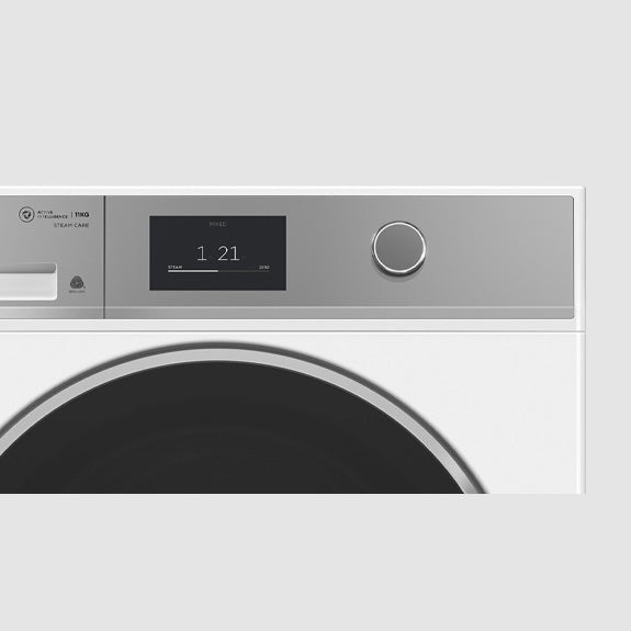 Fisher & Paykel 11kg Series 11 Front Loader Washer, ActiveIntelligence, Steam Care
