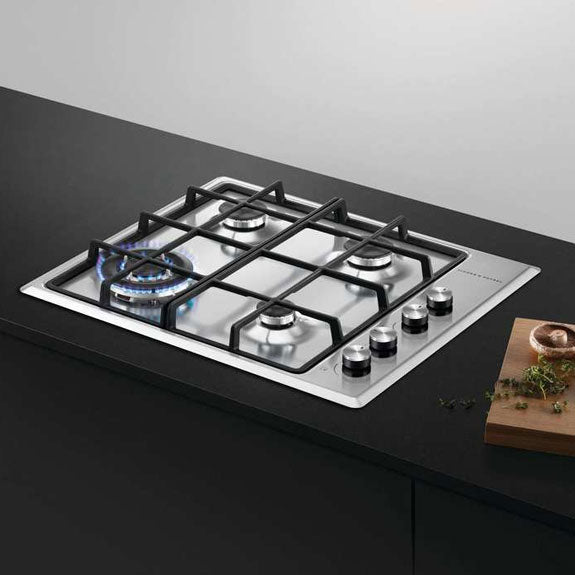 Fisher & Paykel 60cm Stainless Steel Gas Cooktop