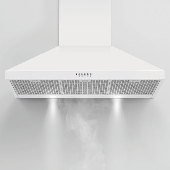 Fisher & Paykel 90cm Canopy Rangehood - White