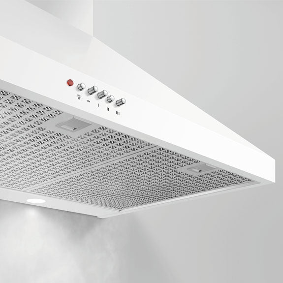 Fisher & Paykel 90cm Canopy Rangehood - White