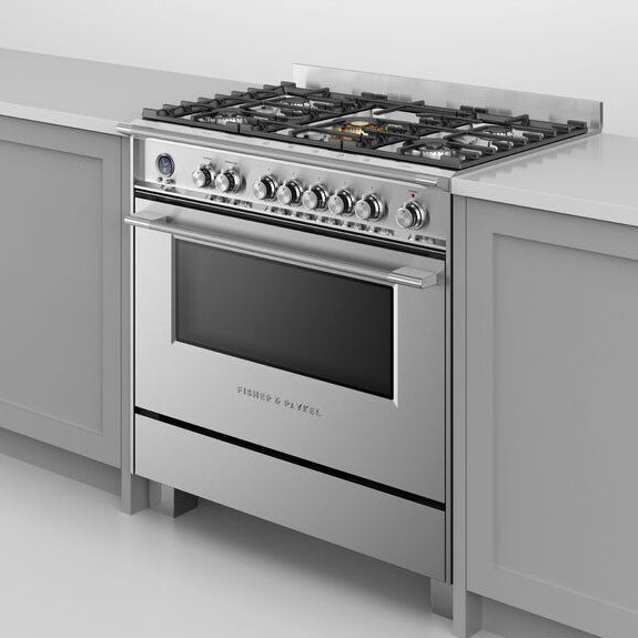Fisher & Paykel Dual Fuel Freestanding Cooker - Stainless Steel
