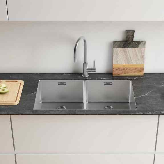 Franke Bolero Double Bowl Sink - Stainless Steel