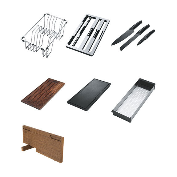 Franke Box Centre Double Bowl Sink with Hof Kit