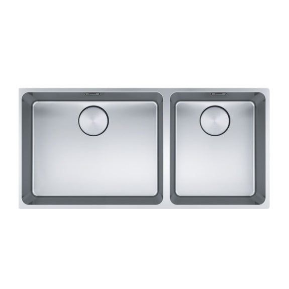 Franke Mythos Double Bowl Sink with Accessories