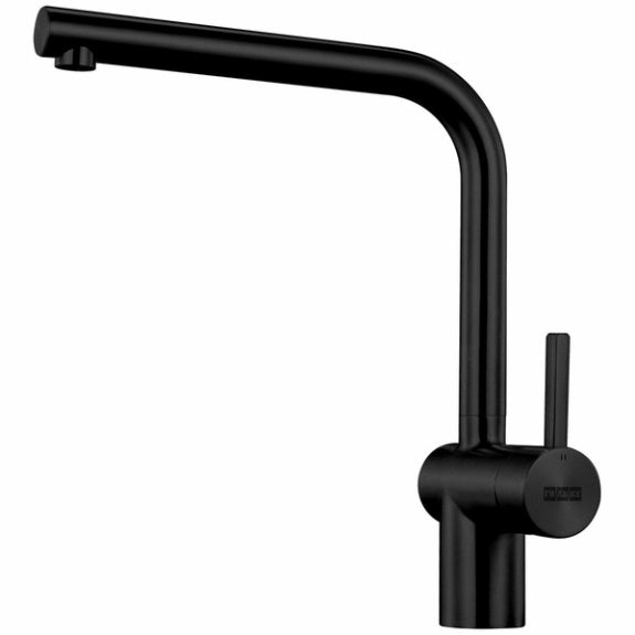 Franke Atlas Neo Gooseneck Swivel Mixer Tap - Black Steel