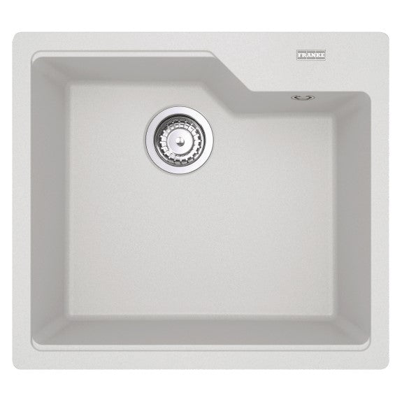 FRANKE UBG610-56PW URBAN SINGLE BOWL POLAR WHITE SINK KIT
