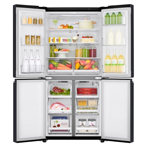LG 530 Litre French Door Refrigerator - Matte Black