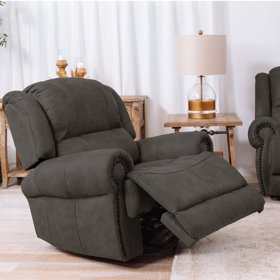 Grandview Electric Recliner Fabric Armchair - Ash