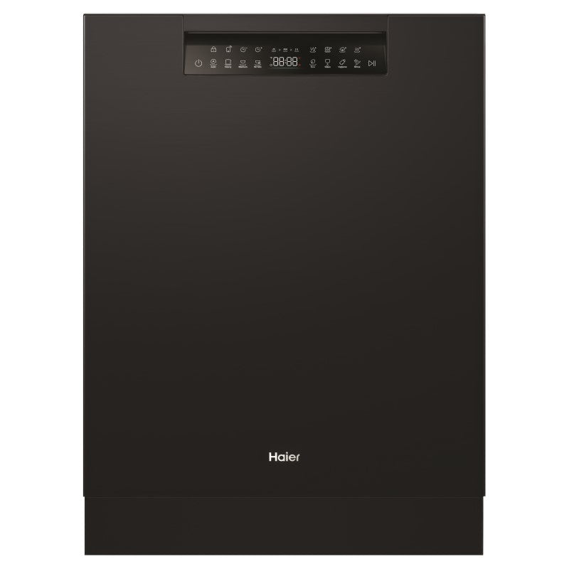 Haier Built Under Steam Dishwasher - Black