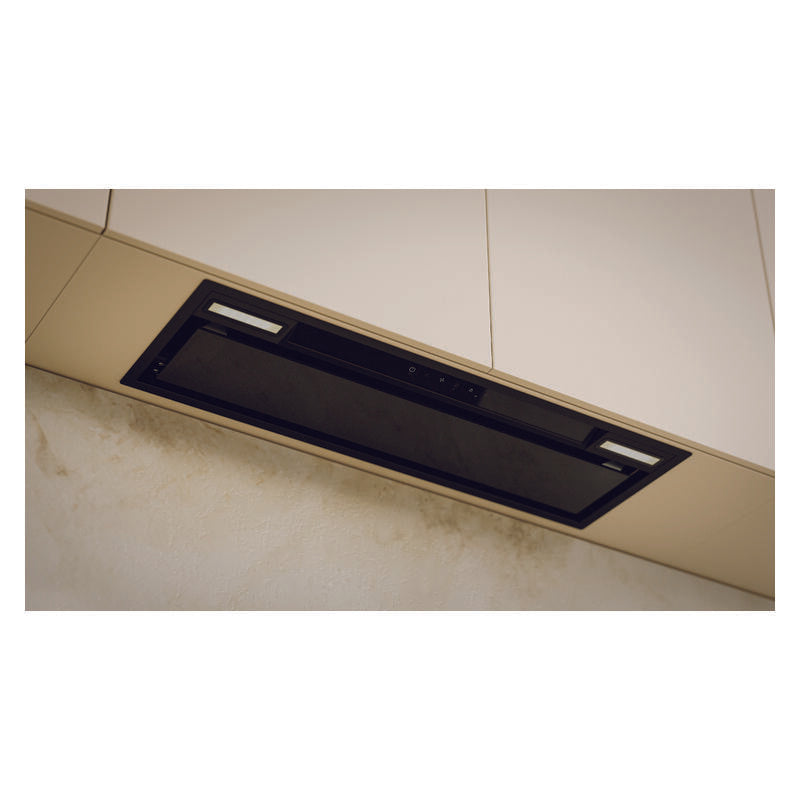 Haier 90cm 600 Series Integrated Insert Wall Rangehood Hood to Hob - Black