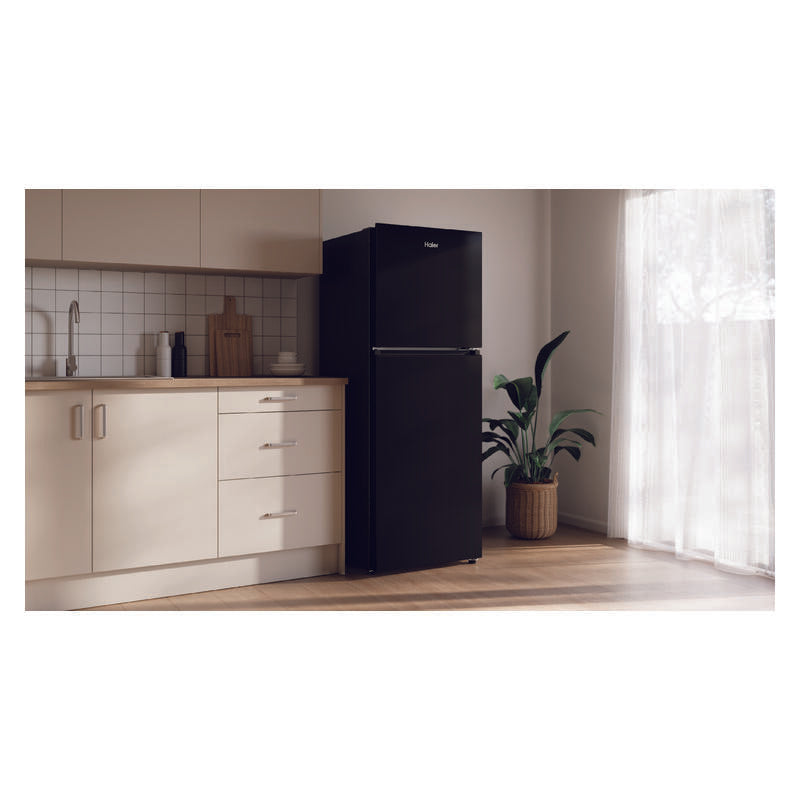 Haier 311L 300 Series Refrigerator Top Freezer - Black