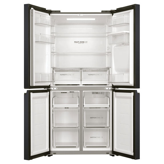 Haier 508 Litre Quad Door Refrigerator - Black