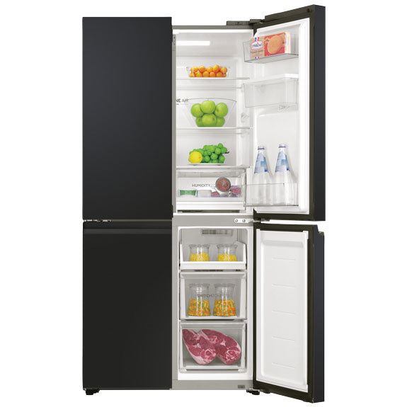 Haier 508 Litre Quad Door Refrigerator - Black