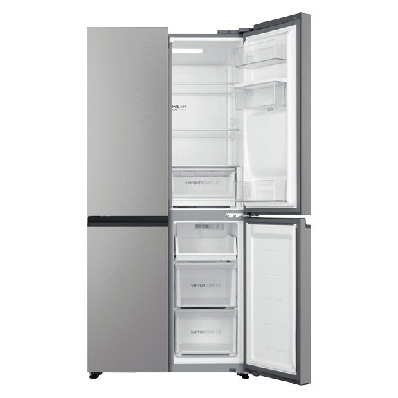 Haier 508 Litre Quad Door Refrigerator - Stainless Steel