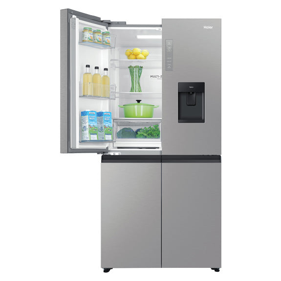 Haier 508 Litre Quad Door Refrigerator - Stainless Steel