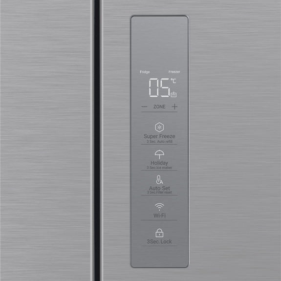 Haier 508 Litre Quad Door Refrigerator - Stainless Steel