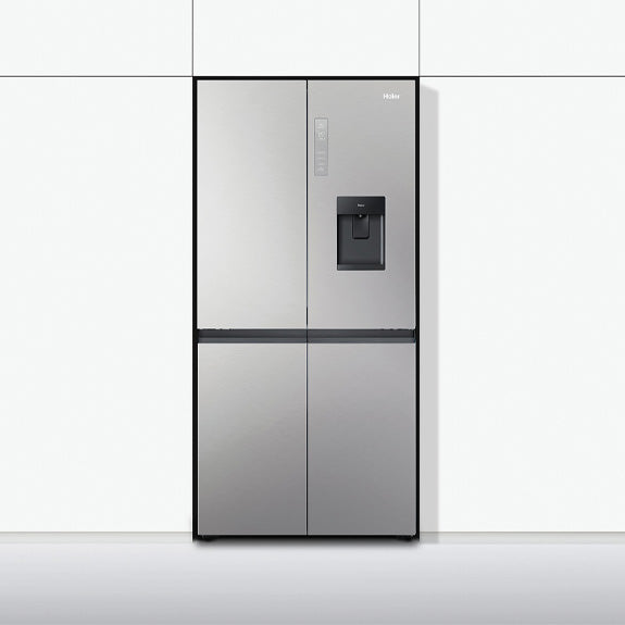 Haier 508 Litre Quad Door Refrigerator - Stainless Steel