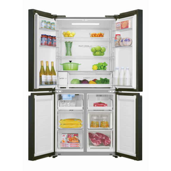 Haier 507 Litre Quad Door Refrigerator - Black