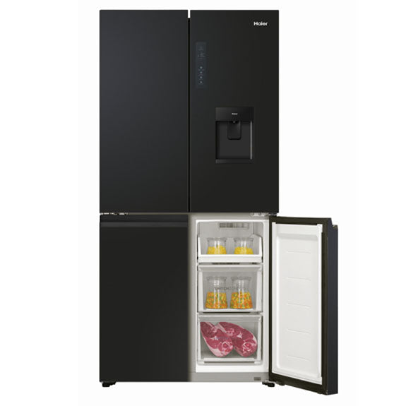 Haier 507 Litre Quad Door Refrigerator - Black