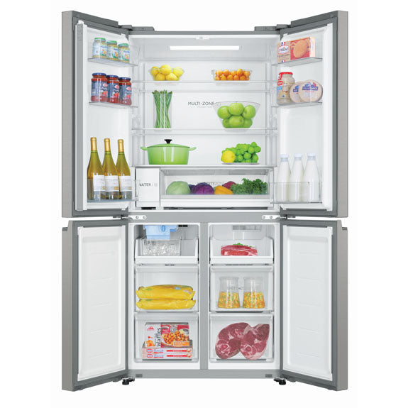 Haier 507 Litre Quad Door Refrigerator - Stainless Steel