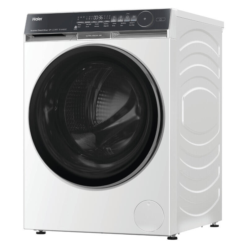 Haier 12kg 500 Series Front Load Washing Machines Ultra Fresh Air - White