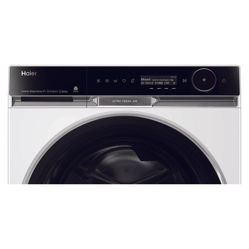 Haier 12Kg 600 Series Front Loader Washing Machine - White