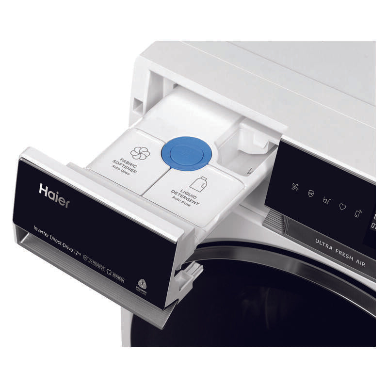 Haier 12Kg 600 Series Front Loader Washing Machine - White