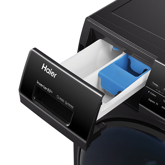 Haier 8.5kg Front Load Washer - Black