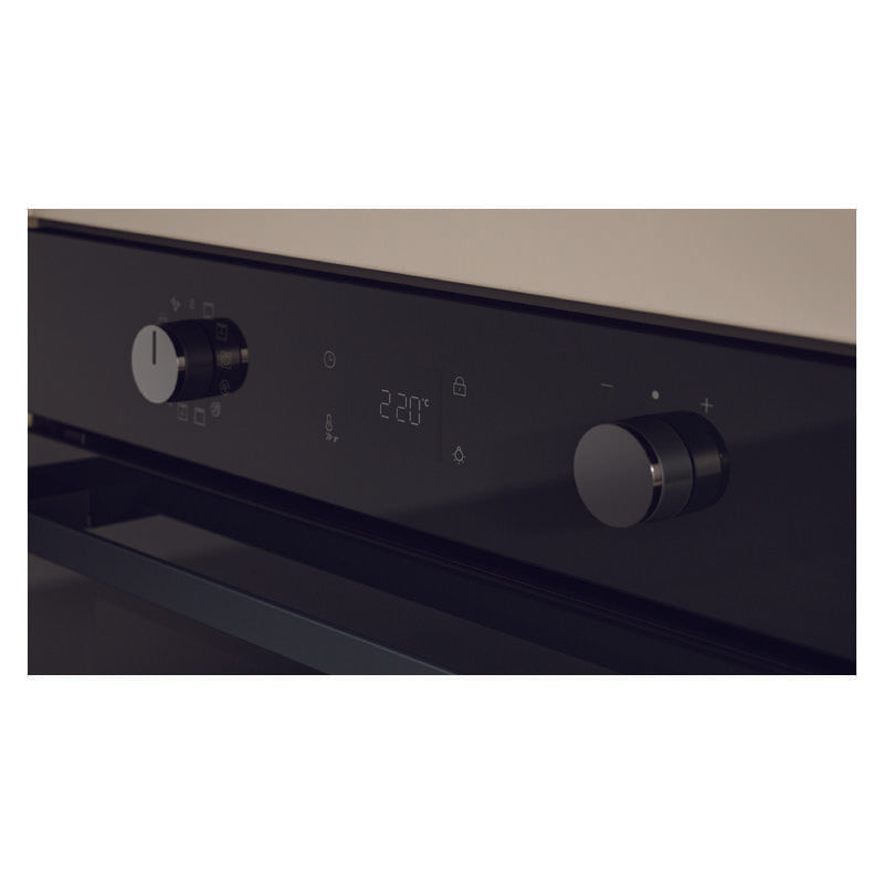 Haier 60cm 500 Series Built In Oven Air Fry Steam Assist - Black