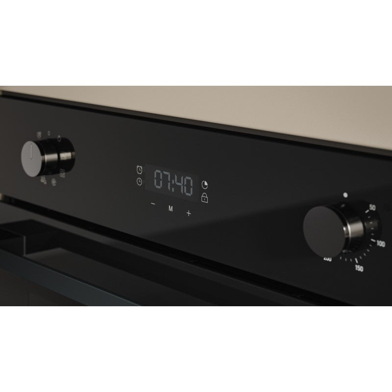 Haier 60cm 500 Series Built In Oven Air Fry Steam Assist - Black