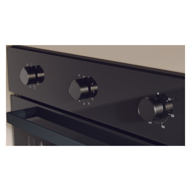 Haier 60cm 300 Series Built in Oven 10A Plug - Black