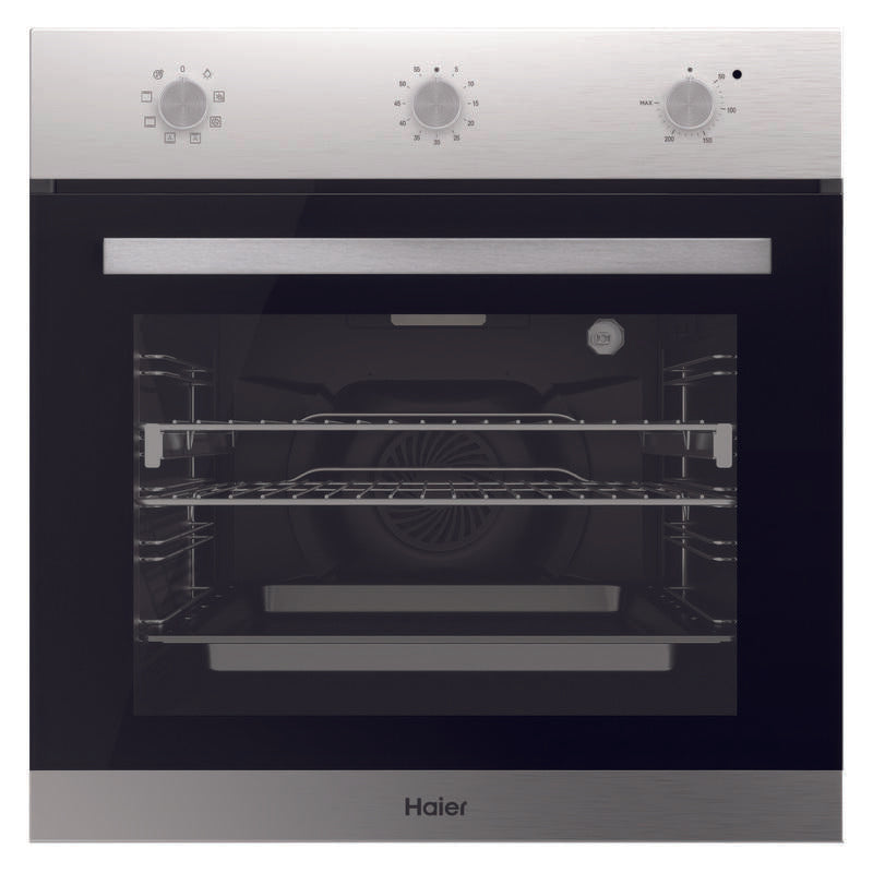 Haier 60cm 300 Series Built-In Oven 10A Plug - Stainless Steel