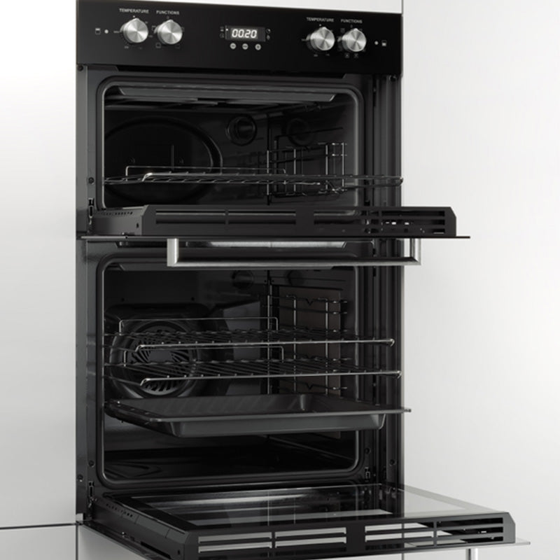 Haier 60cm Double Electric Oven - Black