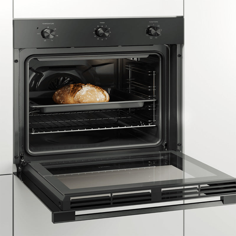 HAIER ELECTRIC OVEN 7 FUNCTION BLACK 60cm