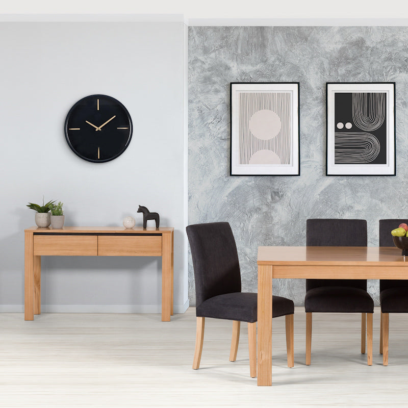 Hamilton 2 Drawer Hall Table - Messmate/Natural